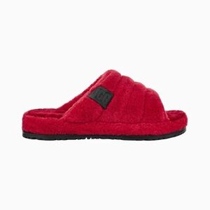 UGG MEN FLUFF YOU SLIPPER - RED SIZE 7 (NEW WITH TAGS)
